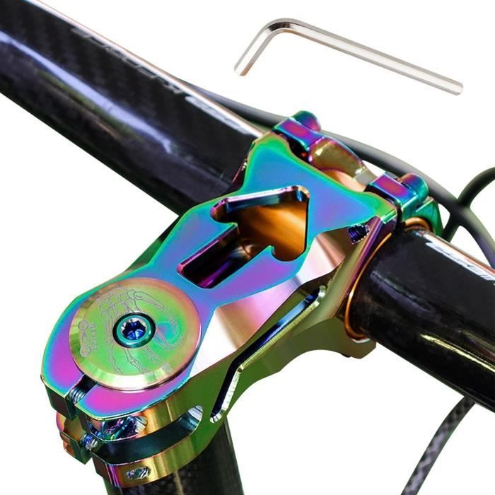Bouchons D'Extrémité De Guidon Vélo - 2 Paires Aluminium Vert Et Noir - Pour VTT, Route, BMX