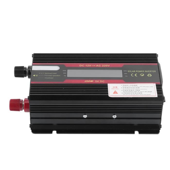 Onduleur De Puissance De Voiture Portable 200W DC 12V à AC 220V Transformateur De Convertisseur De Chargeur Avec Ports Usb De Charge Et Sorties 85595001