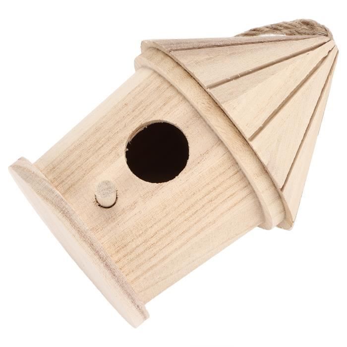 Nichoir Décoratif En Résine Pour Petits Oiseaux - à Suspendre Au Jardin Ou En Intérieur