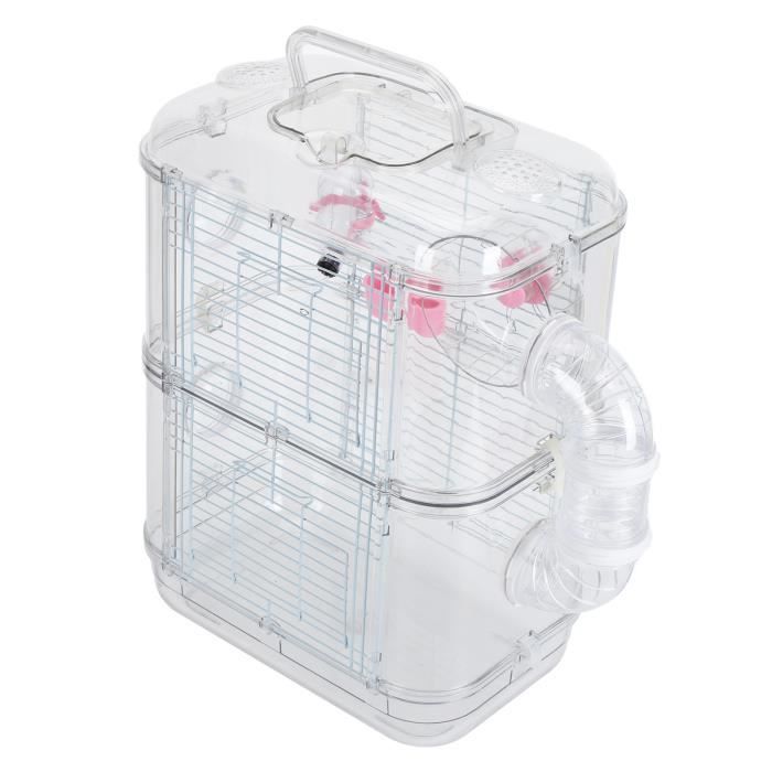 Meilleurs prix pour VGEBY maison de hamster en fil de fer VGEBY cage de château de hamster VGEBY cage de hamster à double animalerie cage 2 couches