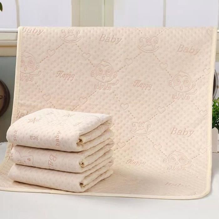 Drap Housse Matelas à Langer Bébé – Imperméable, Antidérapant, Ultra Doux Et Respirant