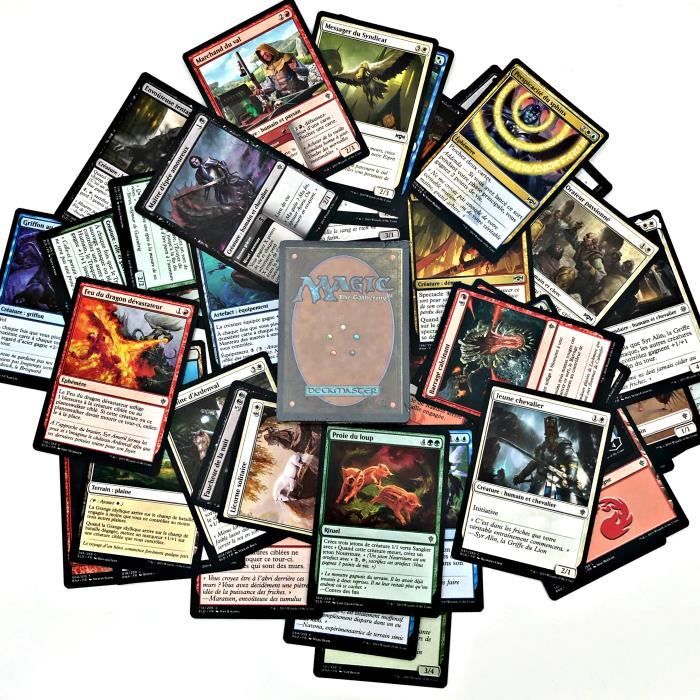 Lot de 50 cartes Magic The Gathering aléatoires Cdiscount Jeux Jouets