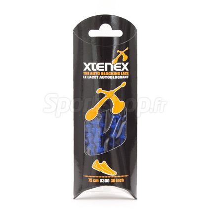 Paire de lacets pour chaussures de sport XTENEX Autobloquants 75 cm Bleu roi Bleu roi Cdiscount Chaussures