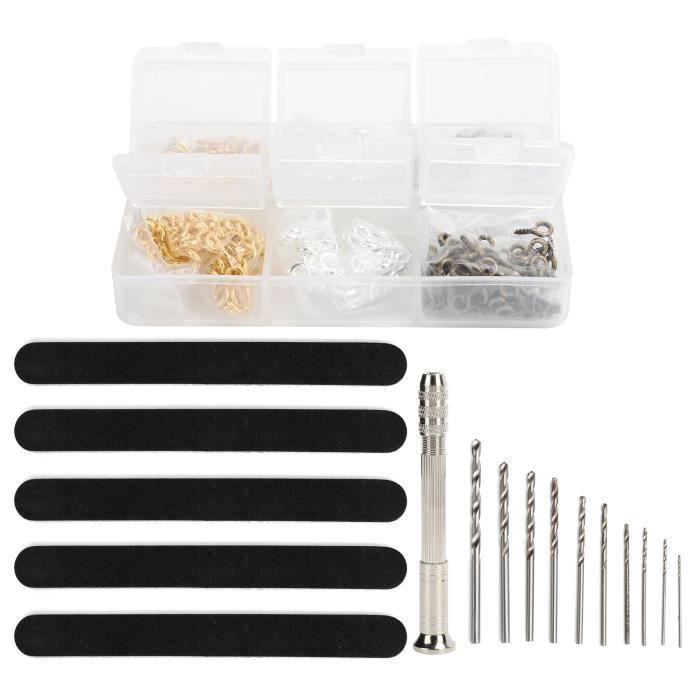Kit Outil Bijouterie Prestige : Pin Vise, Aiguille Emmanchée, Perlage - Laiton Et Acier