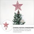 1 décor à suspendre en étoile à cinq branches pour sapin de Noël (sans boule de noel - decoration de sapin decoration de noel-1