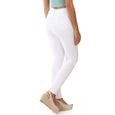 Jeans skinny blanc taille haute-1