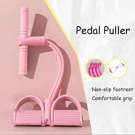 Elastique Musculation 8 Tubes – Bande De Résistance Avec Poignées, Pédale, Pour Abdos Et Tractions, Sac Inclus