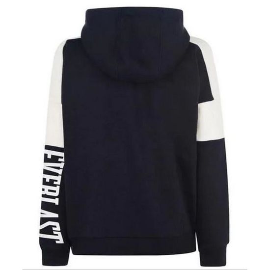 Sweat A Capuche Everlast Femme Noir et Cr me Noir Cdiscount