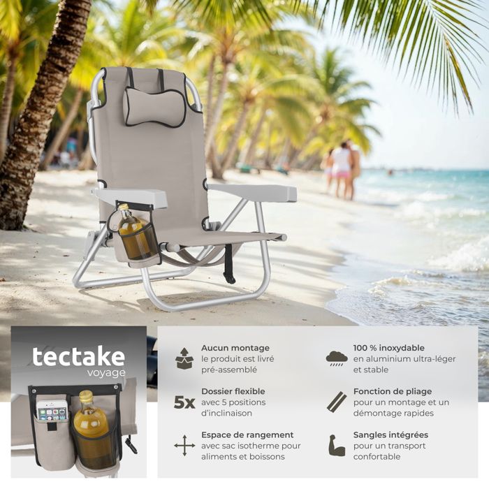 Sklz Sportsbrella – Transat Pliable Avec Parasol Intégré Et Inclinable, Protection UPF50+, Portatif Et Léger