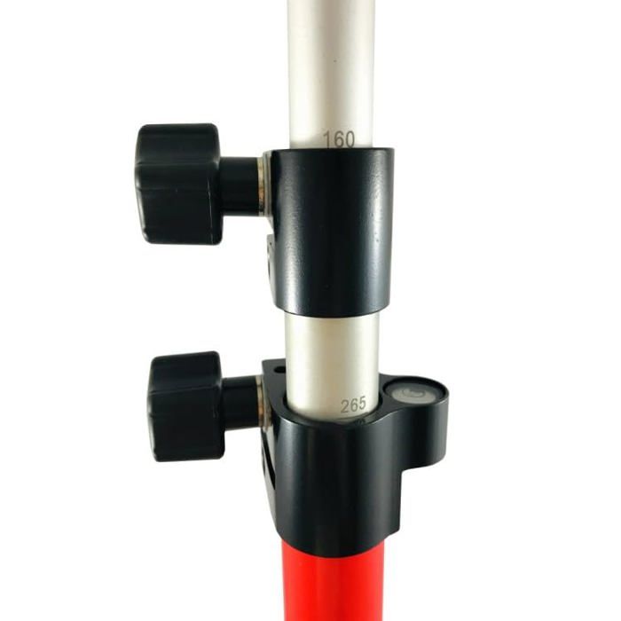 Arpentage Kit prisme 360° PS360T avec perche télescopique de 2,60 m