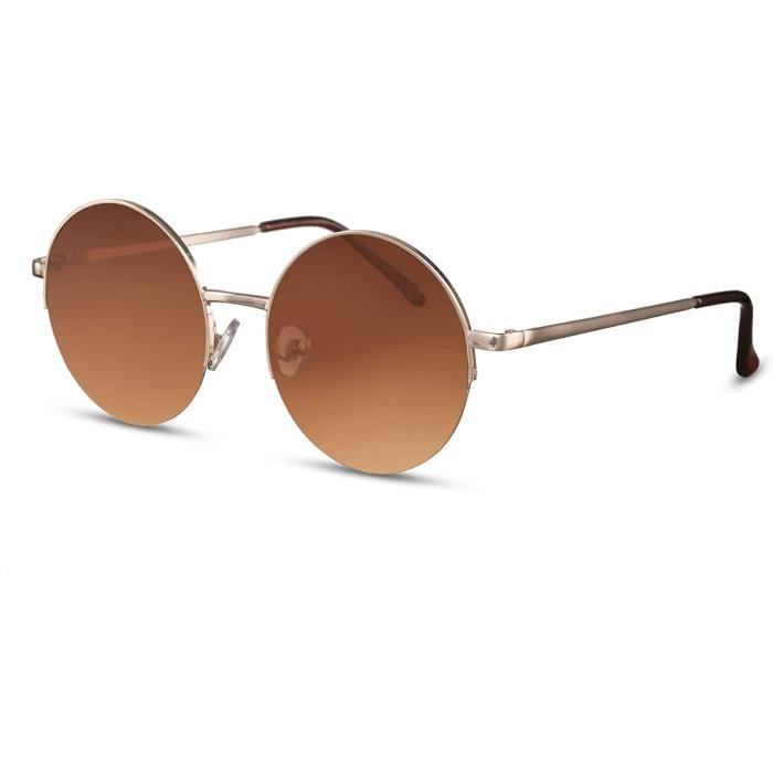 Lunettes discount semi rondes