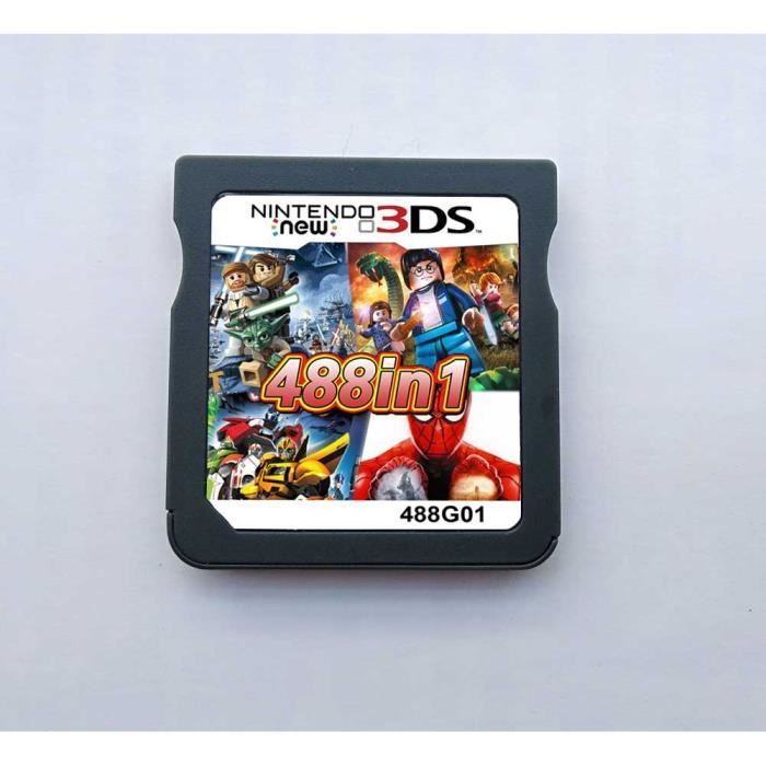 488 Games in 1 NDS Game Pack Card Lego Album Cartridge for
