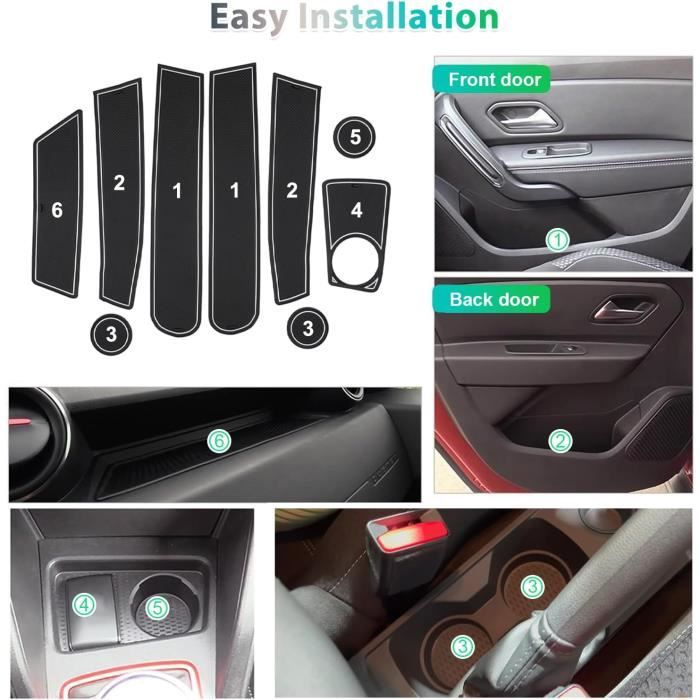 LUWU Compatible Avec Dacia Duster 3 III 2024 2025 Tapis Antidérapants