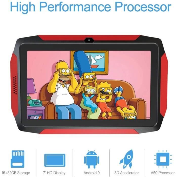 Tablette tactile enfant,16 Go Tablette Enfants, Tablette Éducative enfant  7 HD Android 9.0(Quad-Core 1.6Ghz, Wifi, BT4.0 ) - Cdiscount Informatique