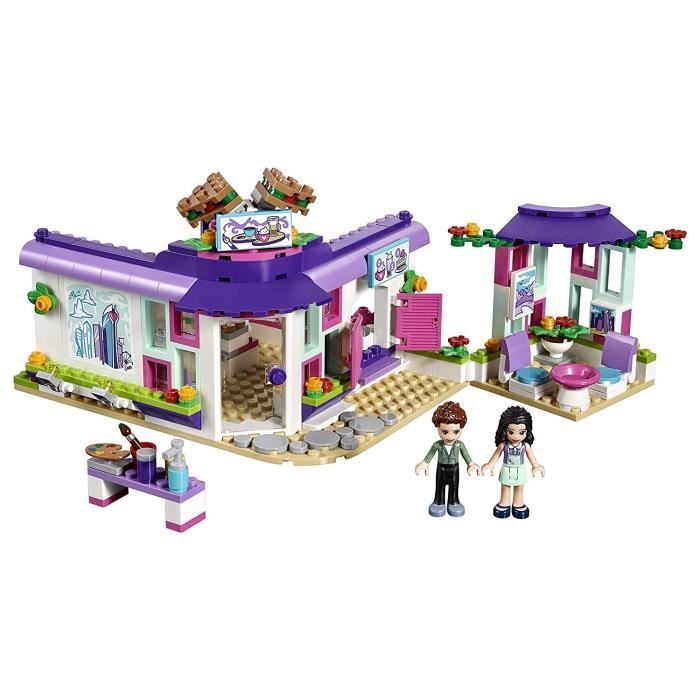 LEGO Friends 41336 Le caf des arts d Emma Cdiscount Jeux Jouets