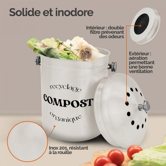 Composteur de Cuisine 5L