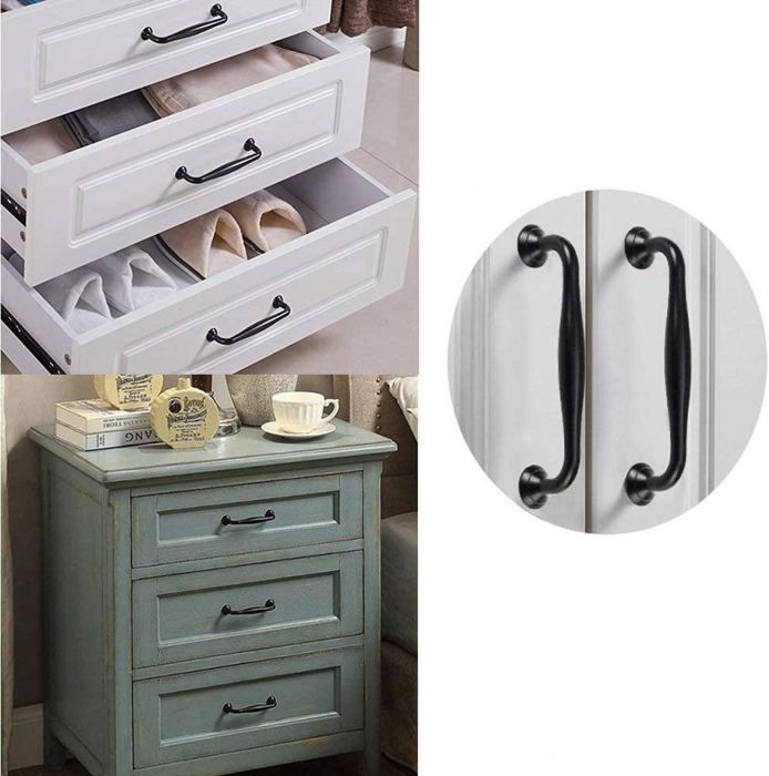 4 Pièces Poignées En Cuir Pour Meubles Poignée De Porte Cuisine