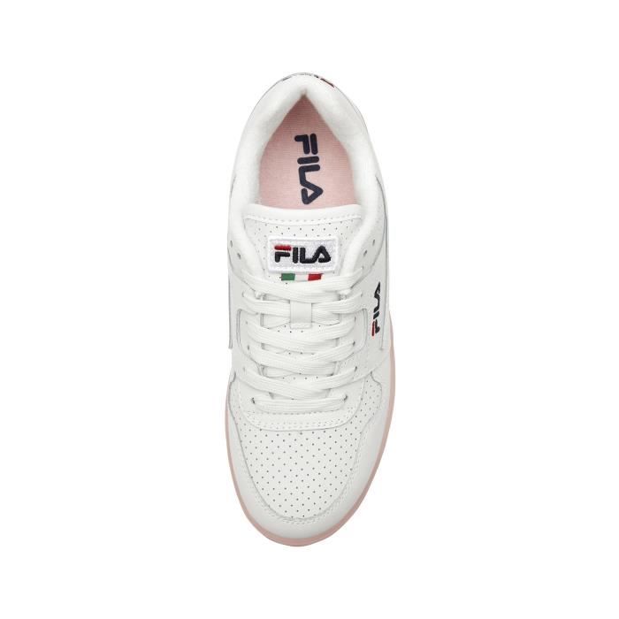 Basket Femme FILA Arcade F Blanc Cuir Lacets Blanc Cdiscount