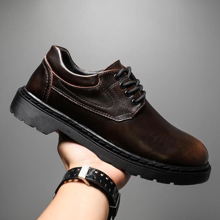 Basket tout cuir best sale homme