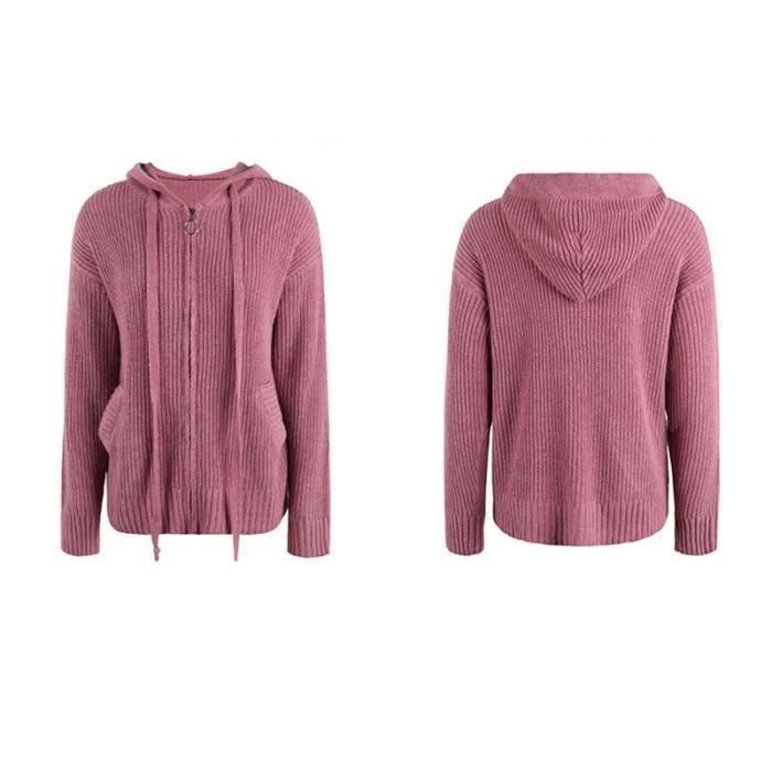 Gilet Femme Chic En Maille - Cardigan Oversize Boutonné, Léger Et Chaud - Pour Automne/hiver, Grande Taille Disponible - 10