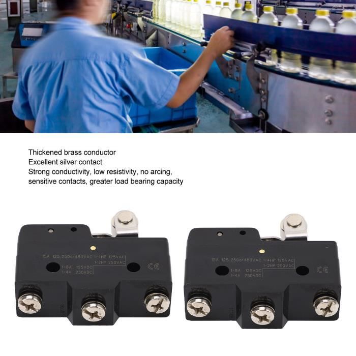 Interrupteur Fin De Course Avec Tige Métallique Ajustable MAXGE