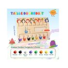 Labyrinthe Magnetique, Jeux Montessori Enfant 3 Ans, Jouet Puzzle Magnetique pour Apprendre Motricité Fine Couleurs, Jeu Voiture Enfant Voyage, Cadeau pour Garçons Filles Noël Halloween Anniversaire