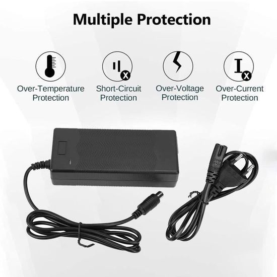 Chargeur pour Xiaomi M365, 42V 2A Adaptateur Secteur  Alimentation,Trotinette Electrique,Chargeur de Batterie pour Ninebot  Scooter - Cdiscount Informatique