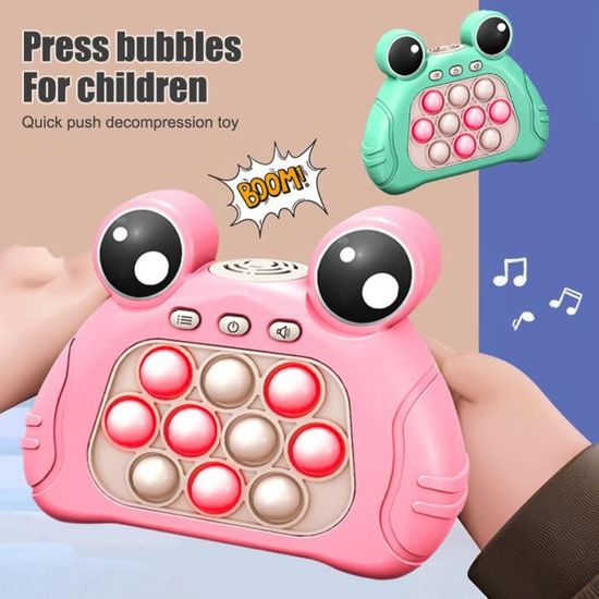 Bubble Sensory Fidget Toy,Jeu Puzzle De Light Bouton,Game Controller,Jouet Anti  Stress Enfant,Jouet De Musique De Presse De Jeu - Cdiscount Jeux - Jouets