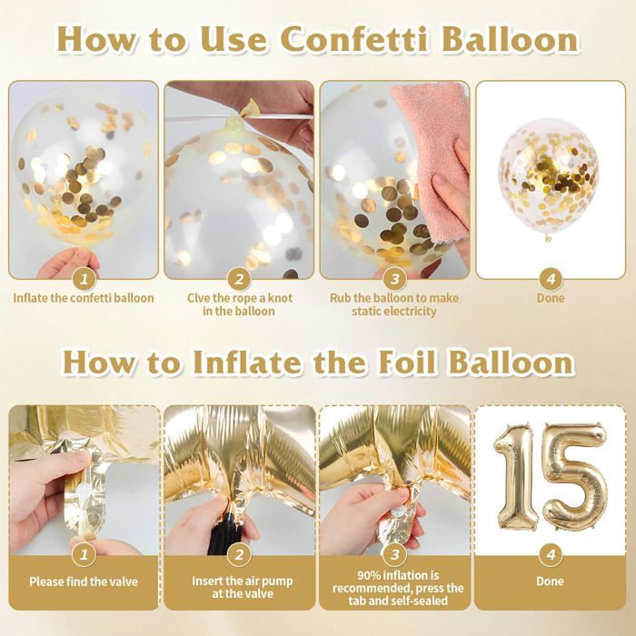 Décoration 13 Ans Anniversaire Fille,Rosegold Ballon 13 Ans