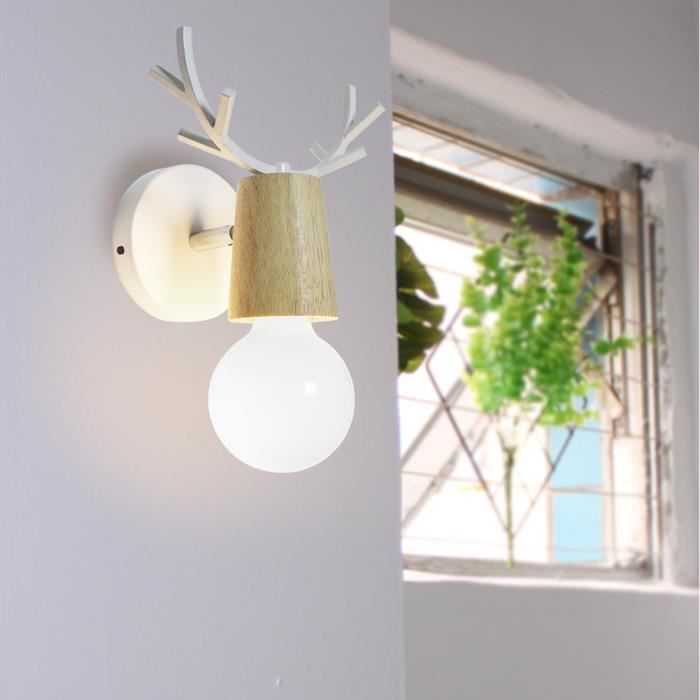 Deco noel tete de cerf - Idée de luminaire et lampe maison