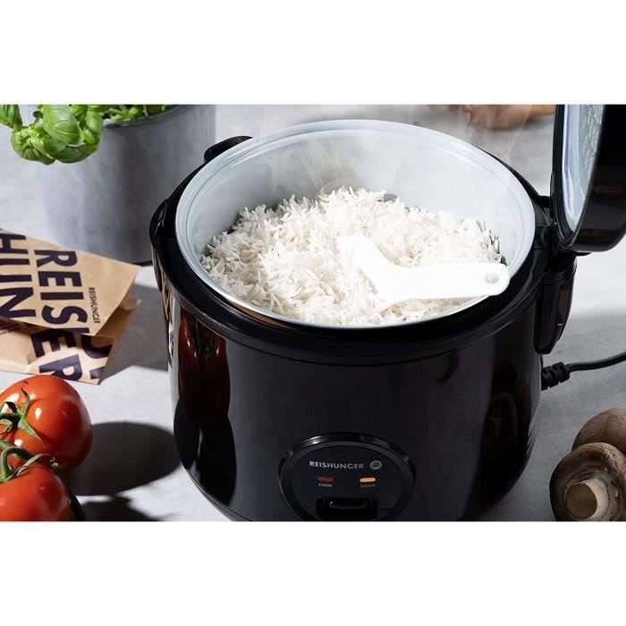 Cuiseur à riz japonais et cuiseur vapeur Reishunger Mini avec bol en  céramique - Noir - Cdiscount Electroménager