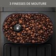 KRUPS Machine à café grain, 1.7 L, Cafetière espresso, Buse vapeur pour Cappuccino, 2 tasses en simultané, Essential YY8125FD-4