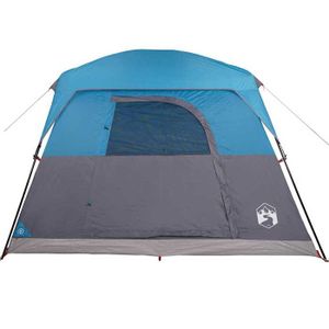 Tente de camping - Outsunny - 2-3 pers dôme étanche légère ventilée 2 portes fenêtres - polyester PE - 3,25x1,83x1,3m - gris - Sport