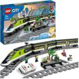 LEGO City Le Train de Voyageurs Express - Jouet de Train Télécommandé - Phares Fonctionnels - Enfants 7 Ans-0