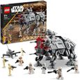LEGO 75337 Star Wars Le Marcheur AT-TE, Jouet, Figurines Droïdes de Combat, Clone Trooper, La Revanche des Sith, Enfants Dès 9 Ans-0