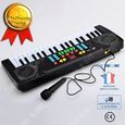 TD® Piano électrique pour enfants instrument son rythme micro alimentation 4 piles AA 37 touche Conception ABS Accessoire musical-0