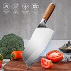ZENGEST Couteau de Chef,Couperet de Cuisine,Chinois Feuille de Boucher Couteau en Acier avec Lame tranchante pour Cuisine et Restaurant