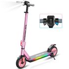 RCB R12 PRO Trottinette Électrique Rose – 220W – 3 Vitesses – 7” – LED colorés – Écran numérique – 15KM – Cadeau parfait