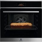 Four encastrable - Pyrolyse - Chaleur tournante pulsée - ELECTROLUX - EOF8P08X - Inox - Porte froide - 59,4 x 59,4 x 56,8 cm
