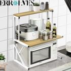 ERROLVES®MEUBLE ETAGERE Support de Four à Micro-Ondes,Etagère Micro-Ondes Rack de Stockage,2 Couches