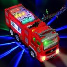 KAKOO Jouet de Voiture de pompiers avec Lumières Sons, Jouet de Camion Electrique Jouet pour Enfant Garçons Filles 3 4 5 6 Ans