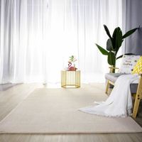 Tapis salon beige,Tapis en fourrure blanche pour chambre,tapis anti-perte et antidérapant-100x160cm