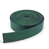 10 mètres sangle brillante en nylon polyester 25mm millimètres millimètres pour sacs anse bandoulière réglable couture Vert Foncé