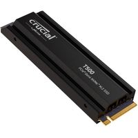 Crucial T500 SSD 1 To PCIe Gen4 NVMe M.2 PS5 SSD Interne Gaming avec Dissipateur, compatible PlayStation 5 - CT1000T500SSD5