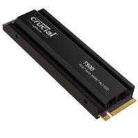 Crucial T500 SSD 1 To PCIe Gen4 NVMe M.2 PS5 SSD Interne Gaming avec Dissipateur, compatible PlayStation 5 - CT1000T500SSD5