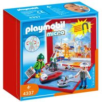 Playmobil Micro monde Port - PLAYMOBIL - Collection Micro monde - Mixte - Plusieurs pièces et accessoires inclus