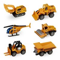 6 véhicules de chantier pour enfant - 10043033-0