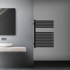 RADIATEUR ÉLECTRIQUE Radiateur de salle de bain LuxeBath 500x800mm noir