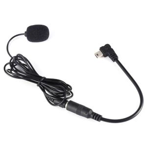 MICROPHONE EXTERNE Clip de microphone externe noir 3,5 mm sur micro +