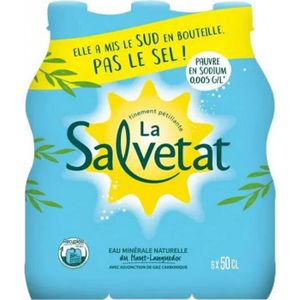 EAU PLATE La Salvetat 50cl (pack de 6)